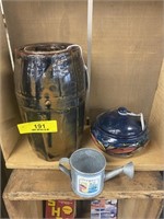 Stoneware Wax Sealer Canning Jar, Germany Pottery