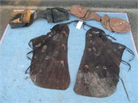 Chaps, saddle bags (need cleaning)