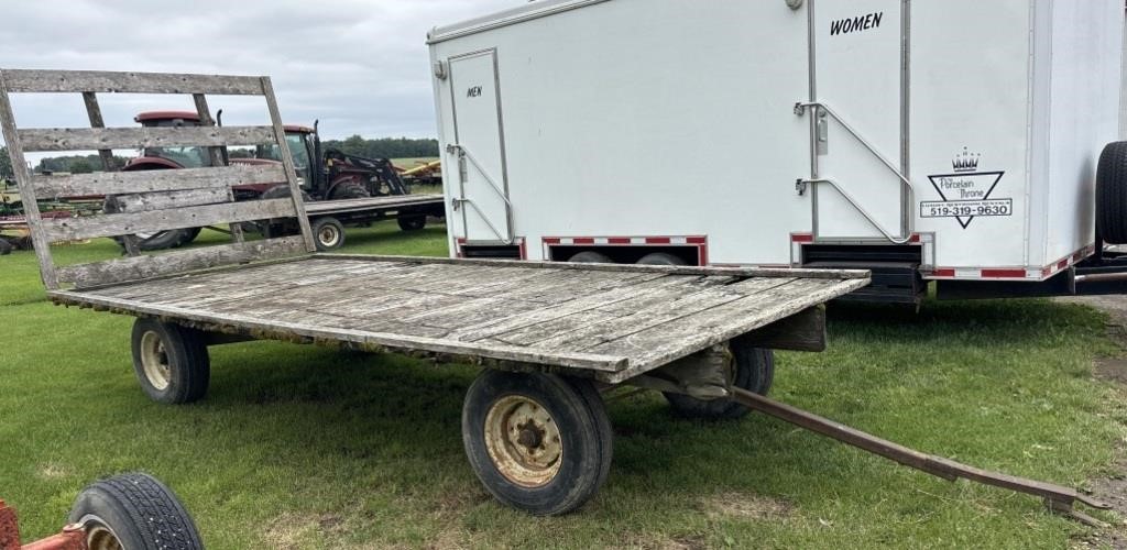 Flat rack wagon