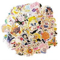 2 pack Sailor Moon Water Bottle Stickers, Classic