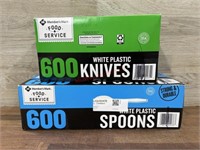 600 count spoons and knives