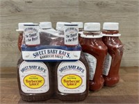 2-3 pack ketchup & 2 pack barbecue sauce