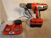 Fire Storm Battery Powered Drill with Charger