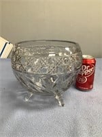 Crystal Footed Bowl