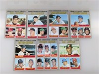 1970 Topps (7) Leader Card W/HOF's