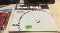 GROUP OF 4 NEW 10" BRUSH BLADES