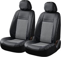 Coverado Car Seat Covers Front  6 Pieces Black