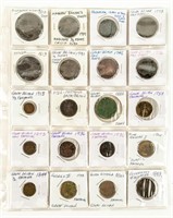 Coin 20 Old Coins-GB 1730's-1900's-PO-VF