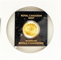 Coin 1 Gram .9999 Pure Gold 2023 Coin-RCM