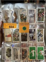 LARGE LOT OF VINTAGE TOBACCO CARDS / MIXED