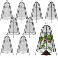 SEEWEY 8 Pcs Chicken Wire Cloches 12 x 20