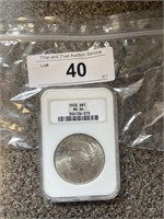 1923 SILVER PEACE DOLLAR - MS64