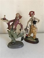 Vintage Ceramic Clown Figurines