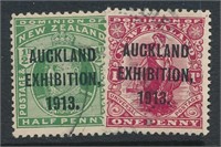 NEW ZEALAND #130E & #131E USED FINE-VF