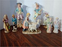 Great lot of bisque figurines - Ardco and