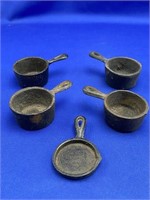 Cast Iron Miniature Frying Pan & Pots