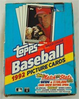 Topps1992 Baseball Player Card Box New