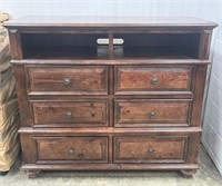 Wood 6-Drawer Chest of Drawers Bedroom Cabinet