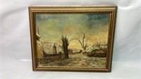 Vintage Painting with frame