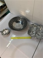 (3) Wilton Armetale Metal Dishes