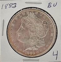 1883 Morgan Silver Dollar- BU