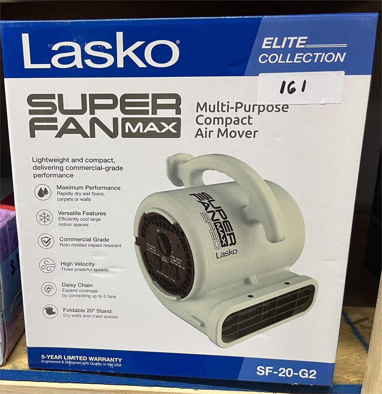 Lasko SuperFan Max,Multi Purpose Compact Air Mover