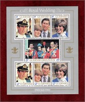 GUERNSEY 1981 ROYAL WEDDING STAMPS MINT SS