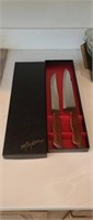 Maxam two piece stainless steel knife set