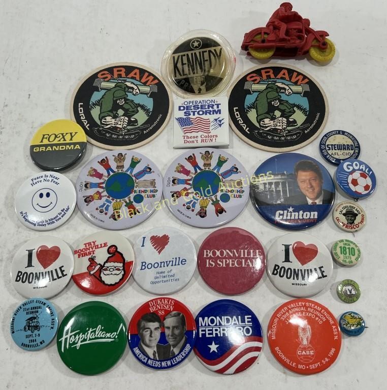 Missouri, Political, & Collectable Pins