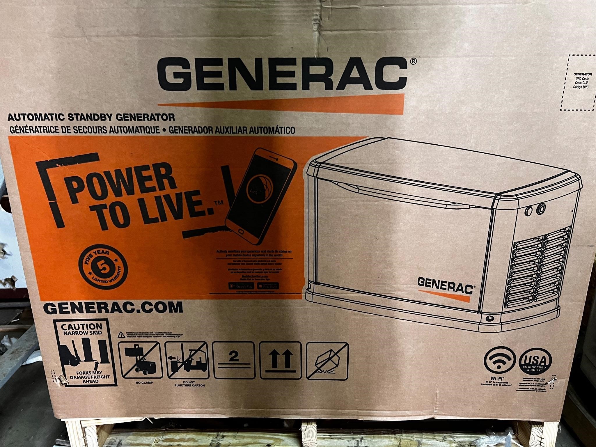 Generac 26kw whole home backup generator