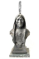 Max Bachmann  (1862 - 1921) Bronze - Indian