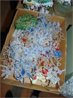 Flat of Vintage Beaded Ornaments plus