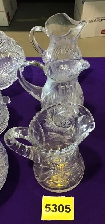 Assorted Crystal Vases