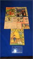 5 vintage 1943  mother goose rhyme books