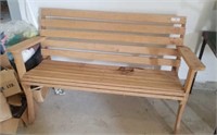 5ft Wood Bench