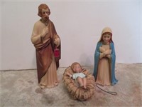 Mary, Joseph & Jesus Figurines