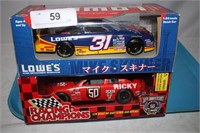 2 NASCAR DIE CAST