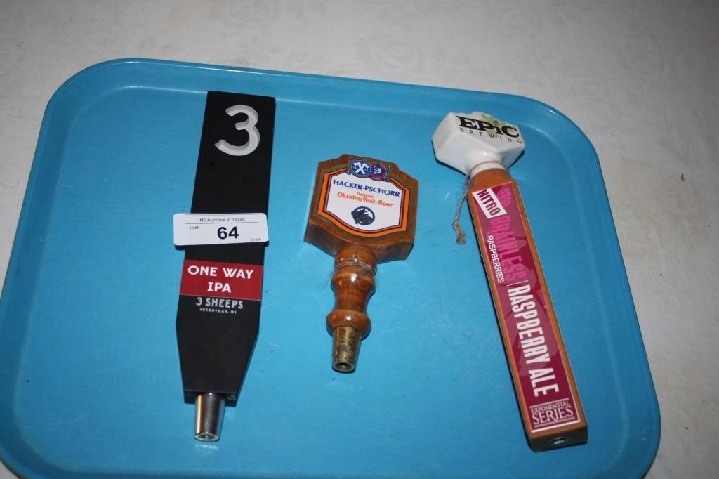 3 BEER TAPS