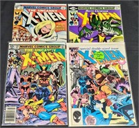 4 X-Men Comic Books - 1979, 1981, 1982, 1985