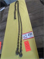 Chain 5/16", 18', 2 Hooks
