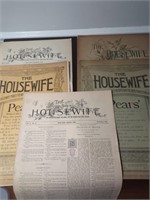 5 Original Editions of The Housewife Magazine
