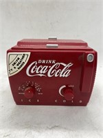 1991 Coca Cola Mini Cooler AM/FM Radio