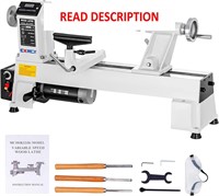 12 x 18 Wood Lathe  3/4 HP  Variable Speed