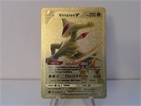 Pokemon Card Rare Gold Virizion V