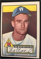 1952 Topps #301 Bob Porterfield SP Semi High Mid g