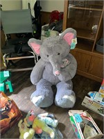 huge elephant plush