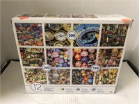 Set of 12 Puzzles