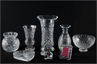 8 PC. WATERFORD CRYSTAL COLLECTION