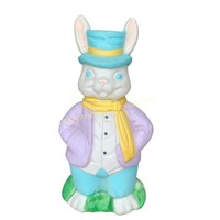 Plastic Blow Mold Easter Bunny Outdoor Easter