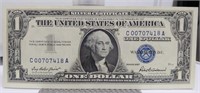 1957 CRISP UNC $1 SILVER CERTICATE